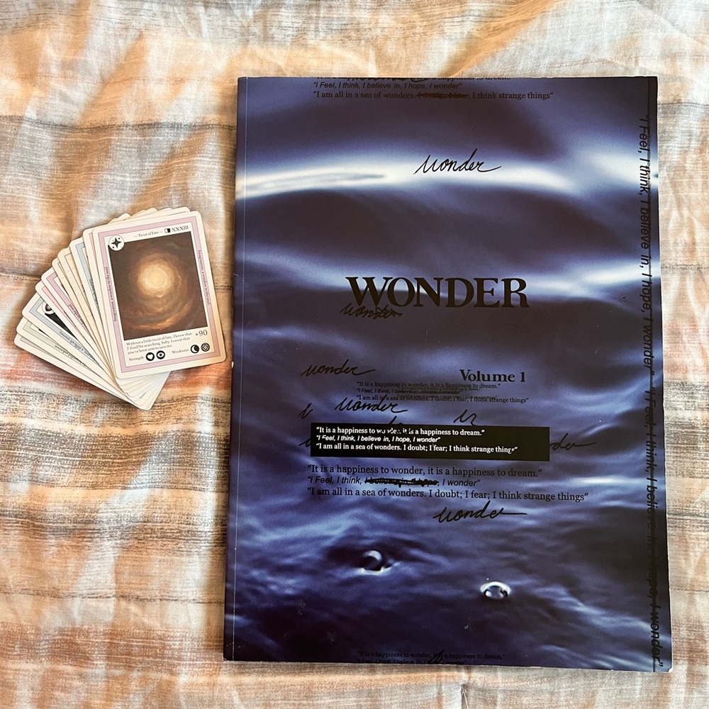 LIMITED EDITION SHAWN MENDES WONDER ZINE BOOK W COLLECTABLE CARDS